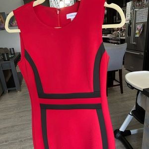 Calvin Klein Colorblock Sheath Dress